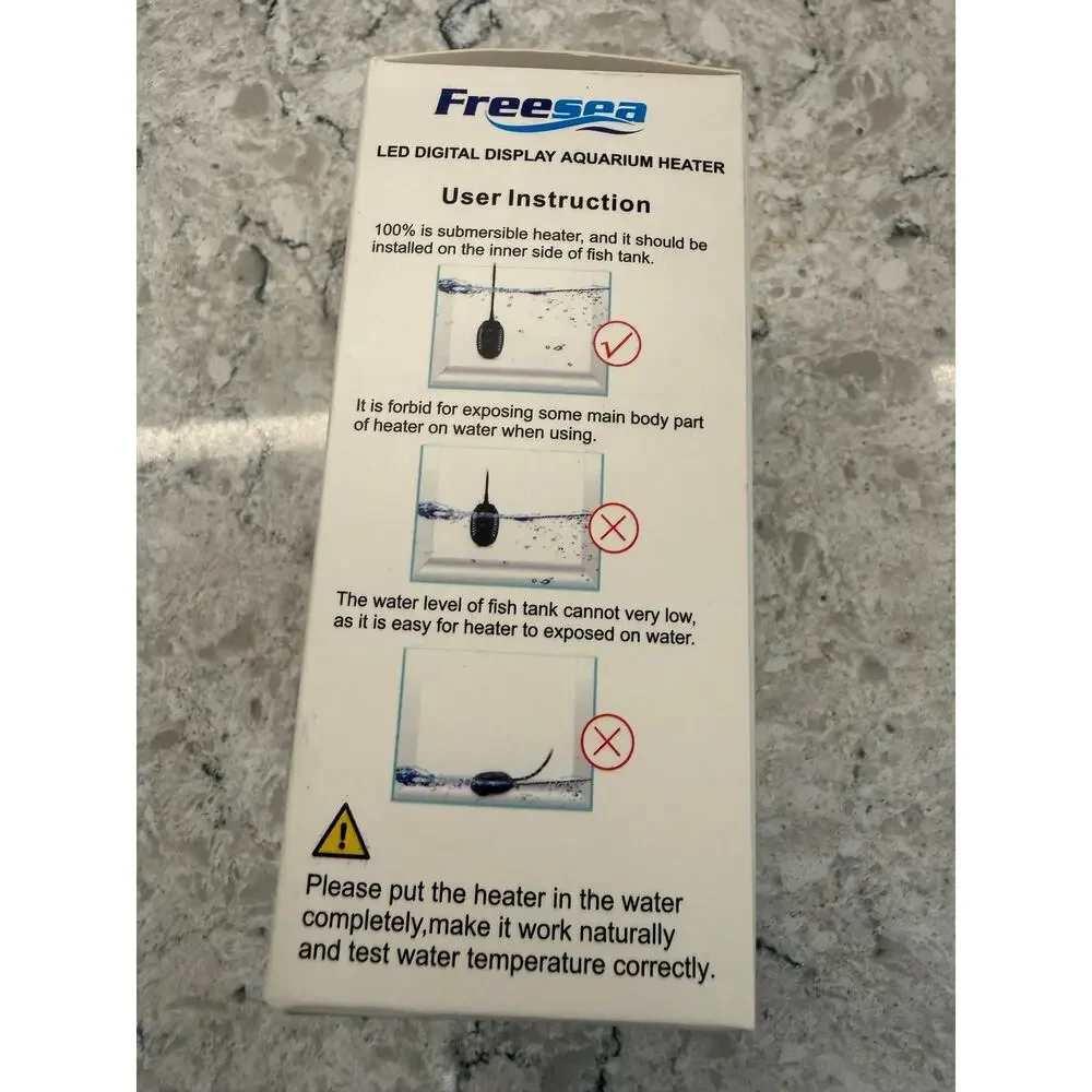 NEW FREESEA FS-28 50W Aquarium Heater